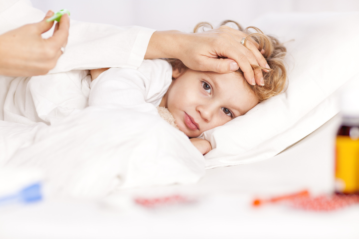 Gripe en el jardín de infantes