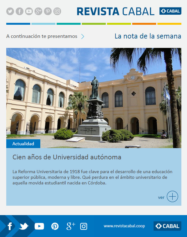 news 100 años de universidad