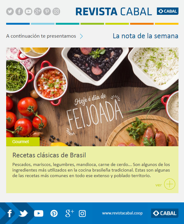 Recetas clásicas de Brasil