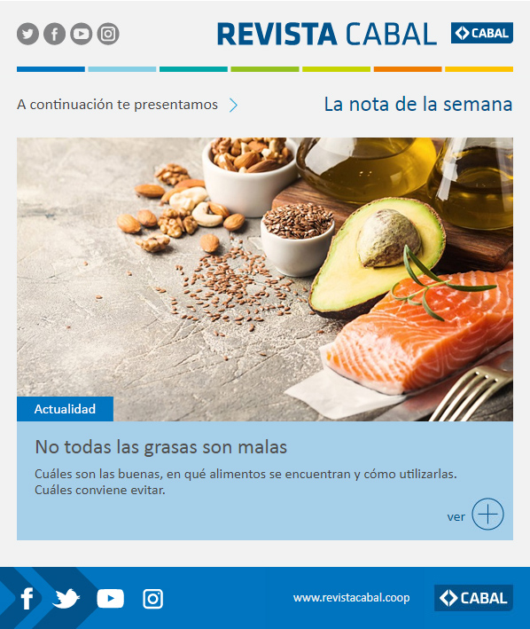 Grasas buenas