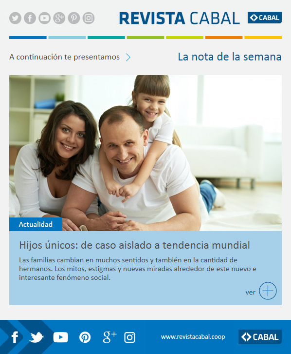 news hijos únicos