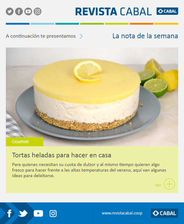 Tortas heladas