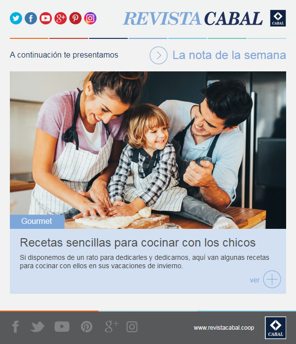 enews recetas para niños