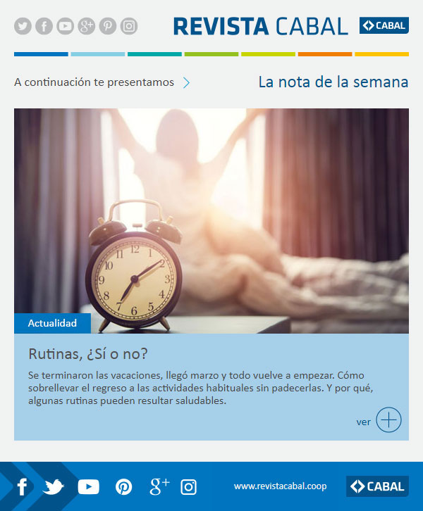 enews rutinas